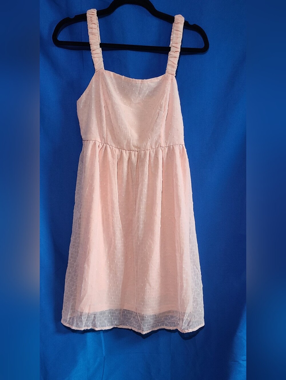 Girls' Pink Spaghetti-Strap Dress Size Medium